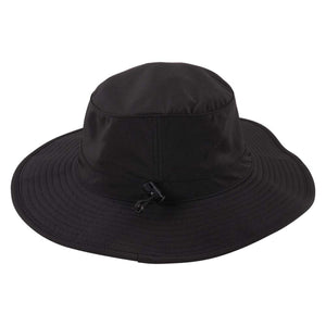 Chill-Its black wide brim sun hat with adjustable chin strap