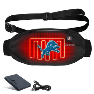 ActionHeat Detroit Lions heated waist pack with battery pack and charging cable