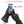 Person wearing black touchscreen compatible gloves while holding a smartphone