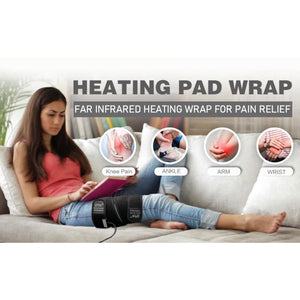 UTK Jade Far Infrared Heating Therapy Pad for Pain Relief for Wrist, Elbow, Leg, and Arm - 47 X 2.4"