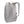 Back view of a light grey backpack with padded shoulder straps and a Bluesign product tag