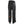 Back view of black Helly Hansen ski pants with orange logo patch
