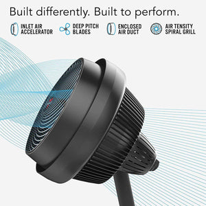 Vornado 693 Mid-Size Whole Room Air Circulator Fan with Adjustable Height - Black