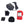 Glovii battery charger with three interchangeable international power adapters and a red battery pack