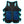 Alphacool black mesh cooling vest with two blue cooling inserts and side adjustment straps