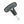 Black T-handle radiator bleed key with metal tip