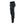 Side view of black compression leggings with textured pattern