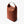 Bellroy rust colored grid pattern roll top bag with grey handle