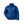 Gobi Heat blue insulated puffer jacket with black front zipper