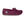 Cloud Nine Sheepskin purple suede moccasin slipper with tie detail
