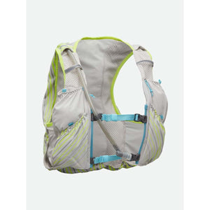 Nathan hydration vest with mesh back and yellow striped accents