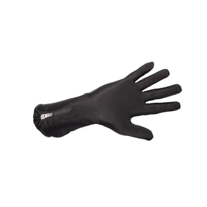 Fired Up X black glove with wrist zipper