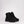 Pajar black lace up ankle boots with side zipper and lug sole