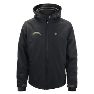 ActionHeat Los Angeles Chargers 5V Men's Softshell Battery Heated Jacket