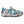 Korkers grey and blue water sandal with bungee lacing system