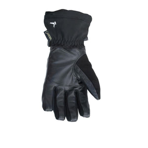 Kombi black leather and fabric winter glove with Gore-Tex branding