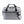 AO Coolers silver soft sided cooler bag with black handles and shoulder strap