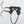 Black textured eye mask with adjustable straps and connected tubing