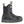 Korkers black waterproof ankle boot with grey sole and pull tabs
