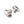 Beige wireless open ear earbuds with metallic accents