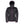Fieldsheer black hooded jacket with purple zipper and trim