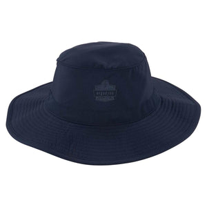 Navy blue Ergodyne wide brim sun hat
