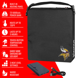 ActionHeat Minnesota Vikings 5V Battery Heated Seat Cushion