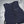 Navy blue Gerbing heated vest with front zipper and chest pocket on a grey background with ice cubes