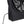 Black desk fan with power cable plugged into side port