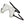 White perforated silicone face mask with black adjustable head straps