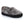 Acorn grey faux fur slipper with black sole