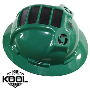 Green Kool Breeze solar powered hard hat with integrated cooling fan