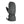 Seirus black winter mitten with adjustable wrist strap and cuff cinch