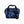 AO Coolers soft cooler bag in blue water pattern with black handles and shoulder strap