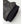 Hestra black leather glove cuff with ribbed knit trim