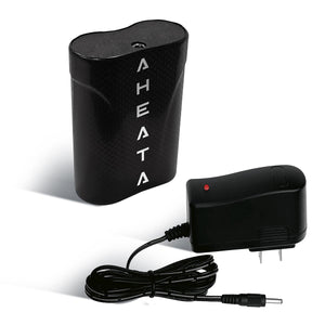 Aheata black battery pack and wall charger with power cord