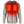 ActionHeat grey hooded zip up jacket with glowing red chest heating panels