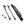 Purtrek trekking poles with accessories and carrying case