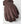 Hestra brown leather glove on white background