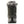 Back view of black Korkers winter boot with faux fur trim and K logo on heel