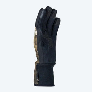 Mobile Warming black and camouflage glove with textured grip on fingers