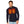 Man wearing a black long sleeve heated base layer with visible glowing heating elements on the chest