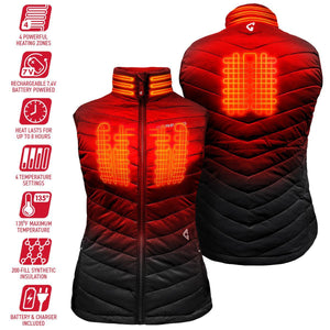 Open Box Gerbing 7V Women's Khione Puffer Heated Vest 2.0