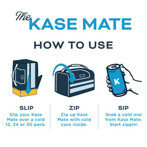 Kanga Coolers Breeze Kase Mate Standard 12 Pack Cooler - Seafoam Green