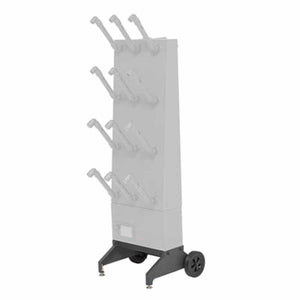 Portable boot and glove dryer rack with multiple drying nozzles