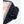 Close up of black neoprene smartphone armband with clear plastic screen cover and adjustable strap