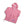 Pink Ragz hooded pullover with front pocket and drawstring hem