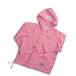 Pink Ragz hooded pullover with front pocket and drawstring hem