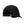 Back view of a black Mission HydroActive baseball cap with adjustable strap