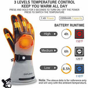 Mount Tec Explorer 5 Heated Performance Winter Gloves